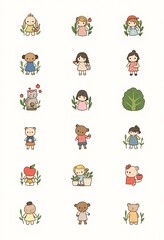 Simple Stroke Stickers: Minimalist Designs for a Clean Aesthetic