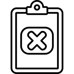 Obraz premium Rejected Icon