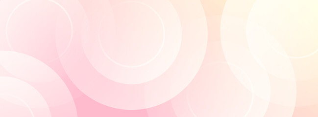 minimalist banner background colorful abstract memphis,soft colorf,pink and yellow gradation circle effect style modern backround,business,vector 