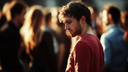 Overcoming social anxiety at large gatherings for improved mental well-being