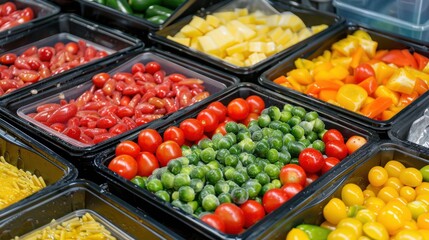 Frozen Foods: Includes the production and distribution of frozen ingredients like vegetables and fruits, along with convenience meals for easy cooking.
