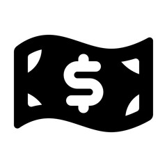 Money Alt Wave Dollar Icon