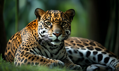 Obraz premium Leopard Family: Bonded by Nature