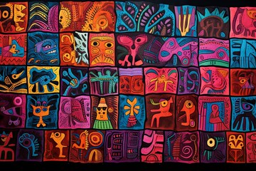 Exploring the Vibrant Tapestry of Indian Culture Yala Heritage Unveiled Vibrant Panama Mola Tapestry prompt