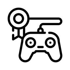 achievement line icon