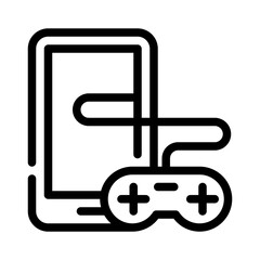 mobile line icon