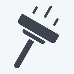 Icon Cleaning. related to Hygiene symbol. glyph style. simple design illustration