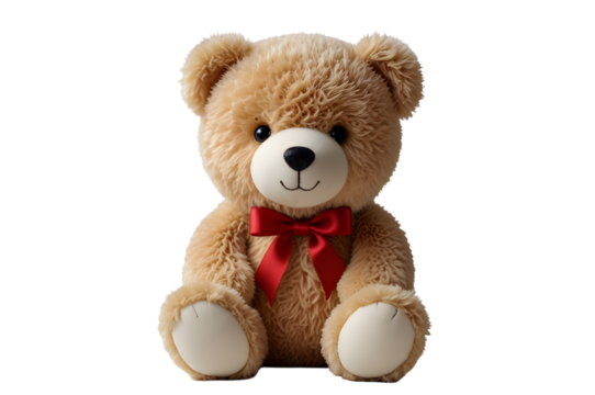 teddy bear isolated on white background, png image