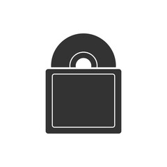 Minimalistic Icon of a Secure Digital Lock Pad. Simple black and white illustration of a secure digital lock pad, symbolizing security and data protection in a modern digital environment.