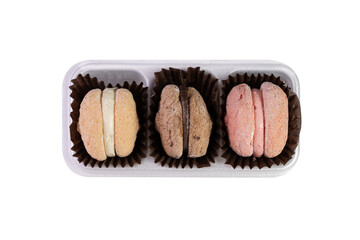 Dacquoise is a type of pastry, a confectionery made by mixing powder and baking 100% meringue made from nuts such as almonds or hazelnuts.