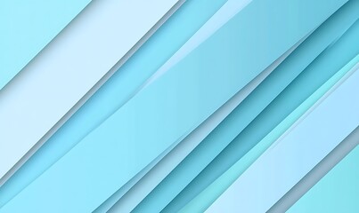 Obraz premium Abstract geometric pattern of blue angled panels, creating a dynamic and modern