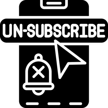 Unsubscribe Icon