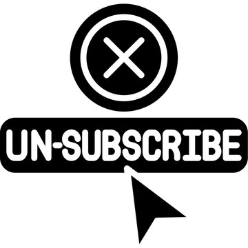 Unsubscribe Icon