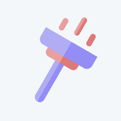 Icon Cleaning. related to Hygiene symbol. flat style. simple design illustration