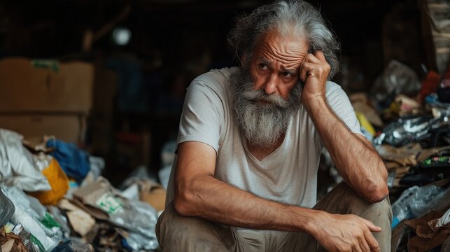 Exploring diogenes syndrome: a pensive figure amidst clutter for mental health awareness