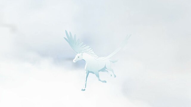 Pegasus flying animation