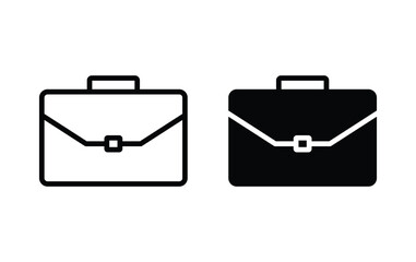 Briefcase icon, Briefcase sign vector