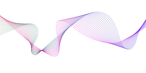 Wave Element design vector image for graphic design decoration or backdrop design.