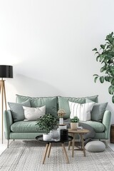 Sofa placed in the living room