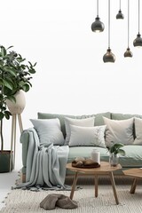 Sofa placed in the living room
