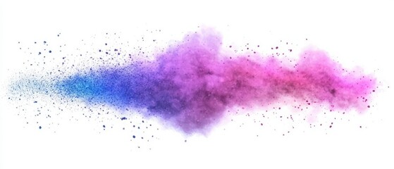 Obraz premium Vibrant colorful powder explosion creating a stunning visual effect. Ideal for backgrounds, designs, and creative projects.