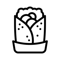 wrap line icon