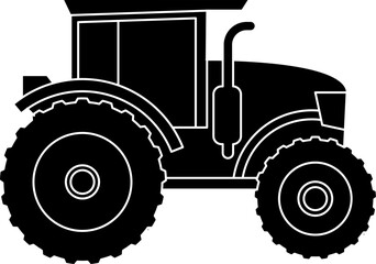 Tractor illustration vector