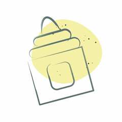 Icon Moisturizer. related to Hygiene symbol. Color Spot Style. simple design illustration