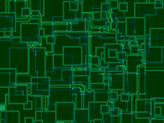 Cyber ​​material_background image_green