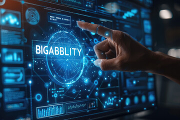 Finger touch screen, artificial intelligence big data