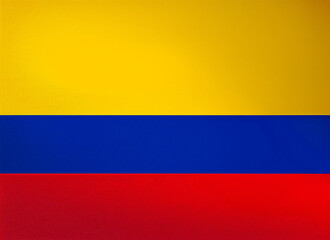 Fototapeta premium Bander de Colombia con textura