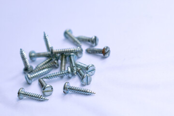 add type bolt in close up photo from side angle with isolated white background