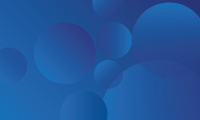 Abstract blue background with circles. Amazing Vector EPS 10