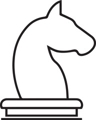 Horse icon symbol vector image Illustration
