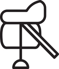 Horse icon symbol vector image Illustration
