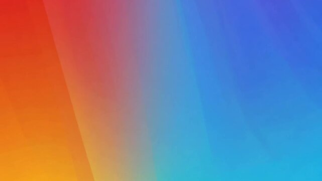The 2D animated sequence featured a linear wipe effect with flowing horizontal patterns, where vibrant gradient colors smoothly transitioned across the backdrop.