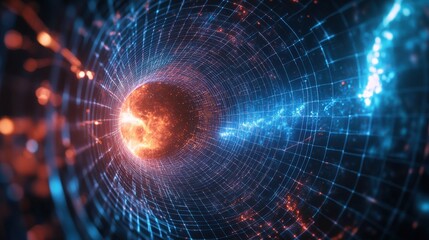 A research team publishing new findings on Hawking radiation, with visual data from computer models