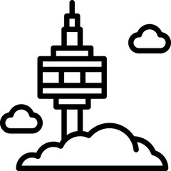 Seoul tower icon
