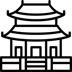 gyeongbokgung, landmark icon