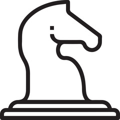 Horse icon symbol vector image Illustration
