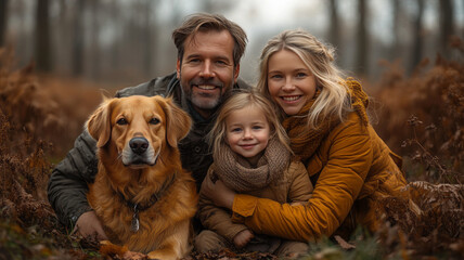 a perfectly fine modern dutch family picture. Over the top. Add a dog