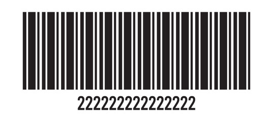 Barcode vector icon. Bar code for web design. Isolated illustration