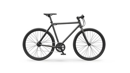 Fototapeta premium bicycle in white background