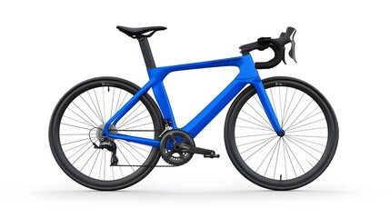 Fototapeta premium bicycle in white background