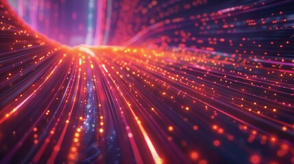 Obraz premium Data connection speed lines technology abstract background