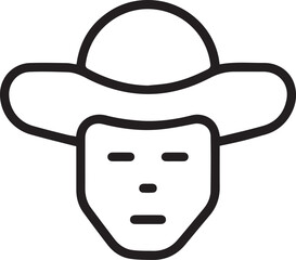 Horse icon symbol vector image Illustration
