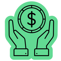 Saving Money, Piggy Bank Icon