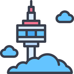 Seoul tower icon