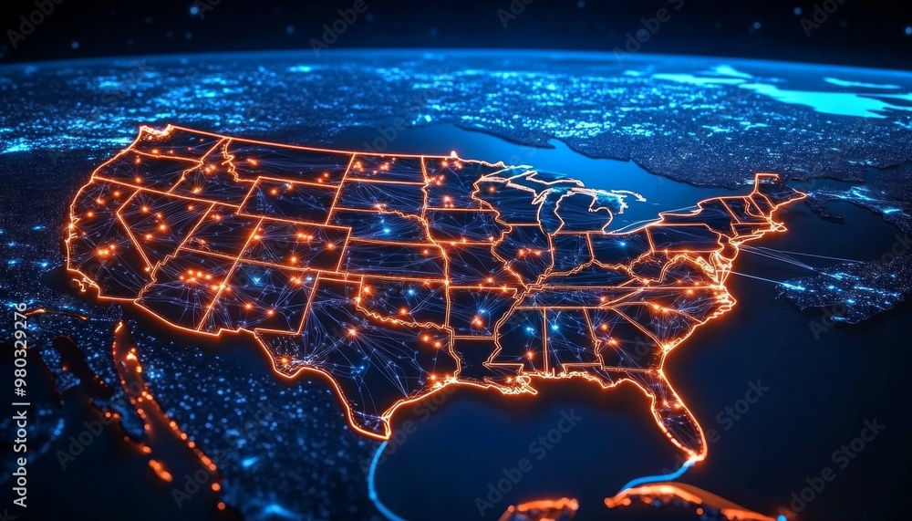 Poster protecting american data: a visual representation of secure digital borders