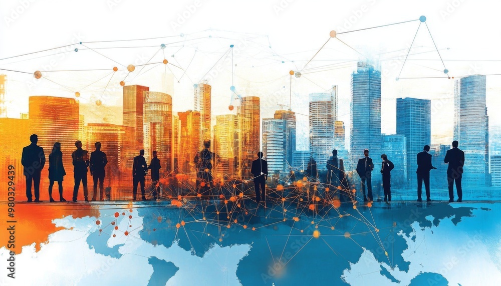 Poster the role of networking in building a global business structure